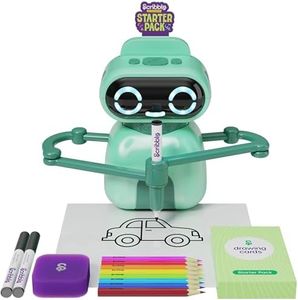 Dan&Darci Scribbly The Drawing Robot for Kids - 3 4 5 6 7 8 Year Old Girl Gifts - 5 Year Old Boy Birthday Gift - Kids Toys for Ages 5-7 - Learning Toys for Boys - Girls Educational Cool Toy