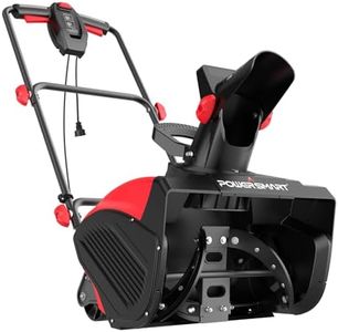 PowerSmart 18-Inch Corded Snow Blower, Electric Snowthrower with 15-Amp Motor