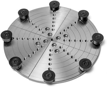 BMWOOD CK-3.75Z-FJ10 10" Flat Jaws for BMWOOD CK100 Series Woodturning Lathe chuck, Compatible with the Harbor Freight Bauer 23222A-B chuck.