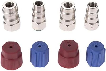 Aupoko Kit de adaptador de conversión R12 R22 a R134A, R12 a R134A, kit de ajuste de válvula de readaptación para refrigerante A/C Pro, 2 kits