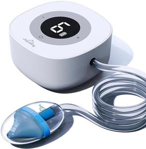 JoyJony ‘SnotMax’ Nasal Aspirator - Advanced Hospital Grade 10X Suction - Rechargeable Nose Sucker Electric Snot Booger Cleaner for Newborn Infant Toddler Kids & Adults