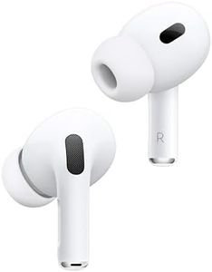 Apple AirPods Pro (2nd Generation) Wireless Ear Buds with USB-C Charging, Up to 2X More Active Noise Cancelling Bluetooth Headphones, Transparency Mode, Adaptive Audio, Personalized Spatial Audio