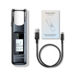 KHOPIN Digital Alcohol Tester Breathalyzer with High-Accuracy ASIC Sensor | 300mAh Type-c Rechargable |Fast & Accurate Results | Portable Alcohol Breath Analyzer for Personal & Professional Use