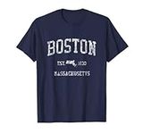 Boston T-Shirt Vintage Sports Desig