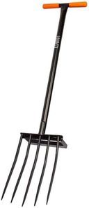 VNIMTI Pitch Fork for Gardening, Heavy Duty Pitch Fork for Digging, 45 Inches