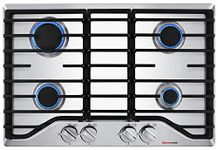 30 Inch Gas Stove Cooktop, thermomate Built InGas Rangetop with 4 High Efficiency SABAF Burners, NG/LPG Convertible 304 Stainless Steel Gas Hob with Flame Out Protection