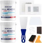 17.2oz Drywall Patch Repair Kit - Professional All-in-1 Tool Set (Scrapers/Sandpaper/Texture Sponge/Sanding Sponge/Gloves/ ​Aluminum Patches) for Fast Wall Hole Repair