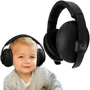 Friday 7Care Baby Headphones - Baby Ear Protection, Baby Noise Cancelling Headphones with Adjustable Headband for Ages 0-36 Months, Black