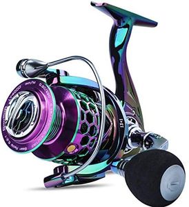 Sougayilang Fishing Reel Light Weight Ultra Smooth Aluminum Spinning Fishing Reel-13+1BB - LY1000