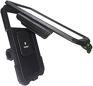BOBO BM10H Handlebar Mount Fully Waterproof Bike/Motorcycle/Scooter Mobile Phone Holder Mount, Ideal for Maps and GPS Navigation (Black)