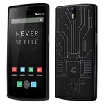 OnePlus One Case, Cruzerlite Bugdroid Circuit TPU Case Compatible for OnePlus One - Black