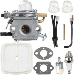 ZAMDOE Carburetor Tune Up Kit for Echo PB-2100 PB-2155 Handheld Leaf Blower ES-2100 Shredder C1U-K42 C1U-K42B C1U-K42A Carburetor, with Air Filter Fuel Line Kit Spark Plug