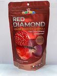 Okiko red Diamond (Quick red Head Mark) flowerhorn Fish Food with Color Booster Formula, Fast Color Enhancer astaxanthin Plus -100 GMS (Medium)