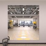 LOAAO Home Gym Mirror, 63"x28"-2 PC