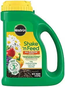 Miracle-Gro Shake 'N Feed All Purpose Plant Food, For In-Ground and Container Plants, Feeds for up to 3 Months, 4.5 lbs.