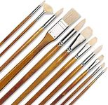 Fuumuui Oil Paint Brushes,11pcs Pur