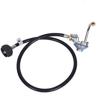 GasSaf 3 FT Propane Adapter Hose and Gas Grill Regulator fit for Blackstone 17ââ‚¬Â, 22ââ‚¬Â Tabletop Griddle- QCC1 / Type1 Connects for 1 lb to 20 lb Propane Tank
