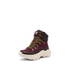 Sorel Women's Kinetic Breakthru Conquest Waterproof Boot, New Cinder, Bloodstone, 9