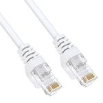 BlueRigger CAT6 Ethernet Cable (50FT, 1000Mbps, 550MHz, Shielded, High Speed Gigabit Internet, RJ45) Snagless Network LAN Patch Cord- for Gaming, Router, Modem, PC, Hub, Switch