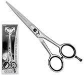 COTTON CANDIES Hairdressing Barber Hair Scissor for Professional Hairdressers Barbers Stainless Steel Hair Cutting Shears - for Salon Barbers, Men, Women, Children and Adults 6"