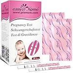 Easy@Home 20 x Pregnancy Test Strips for Early Detection 10 MIU/ml, Fertility Test Kit, 20 HCG Tests