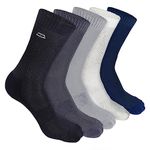 HEELIUM Bamboo Crew Socks for Men | Formal Socks, Full Length | Odour Free & Cushioned Base | 3X Softer than Regular Socks