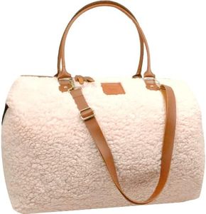 babysi kids club Baby Bag Exclusif Sac à Langer,Sac de Sport Femme, Grand Sac a Langer bébé, Sac Voyage bébé, Mommy, Femme, Sac à Langer, bandoulière réglable, Sac Isolant (A8-Powder Pink Unprint)