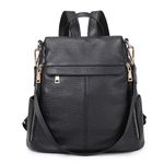 Kattee Women's Anti-Theft Backpack Purse Genuine Leather Shoulder Bag Fashion Ladies Satchel Bags