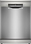Bosch 15 Place Series-6 Settings free-standing Dishwasher 60 cm Brushed steel anti-fingerprint,with Wi-Fi Dishwasher, (SMS6HMI00I, Silver)