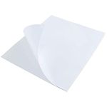 L LIKED 30 Sheets Full Page Label Papers, 8.5 x 11 in Printable White Sticker Paper for Inkjet & Laser Printer - Matte