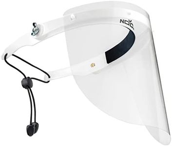 NoCry Protective Face Shield Mask with Adjustable Headband; Protective Full Face Shield with 2 Reusable Plastic Visors - Prime Plastic Face Mask Shield, Clear Face Mask, Safety Face Shield, Face Guard