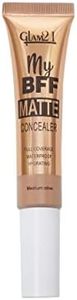 Glam 21 My BFF Matte Liquid Concealer|Full Coverage, Waterproof, Hydrating |Lightweight, Long Wearing Formula For All Skin Tone Matte Finish -8gm-Medium Olive