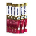 SIX Packs of Steradent Pro White Denture Cleanser 30 Tablets