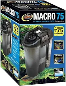 Zoo Med 78058 Macro External Canister Filter, 75 Gallon