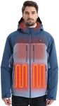 Venustas Men’s Heated Utility Jacket with 12V Battery, MaxHeat 140°F, Softshell Heated Coat for Hiking, Skiing, Outdoor Work