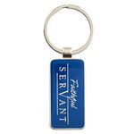 Christian Art Gifts Faithful Servant Metal Keychain in Gift Box