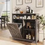 Befrases Tilt Out Trash Can Cabinet