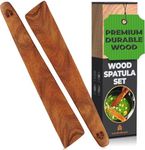 12 inch Teak Wood Spatula for Cast 