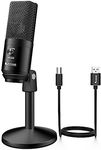 FIFINE USB Microphone, PC Microphone for Mac and Windows Computers,Optimized for Recording,Streaming Twitch,Voice Overs,Podcasting for Youtube,Skype Chats.-K670