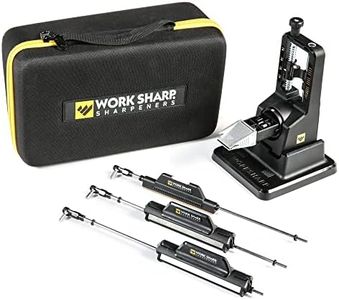 Work Sharp Precision Adjust Elite Knife Sharpener - Adjustable Knife Sharpening System - For Hunting, Serrated & Kitchen Knives