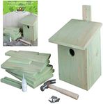 Esschert Design Build It Yourself Bird House Kits, Club Pack of 4
