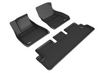 3D MAXpider Custom Fit All-Weather Car Mats for Tesla Model 3 2020-2021 (For LHD Only)