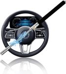 MONOJOY Steering Wheel Lock, Car Steering Lock Heavy Duty Car Lock with 3 Keys Universal Fit Car/SUV/Truck Lock Vehicle Anti-Theft Lock Safety Tool Car Accessories