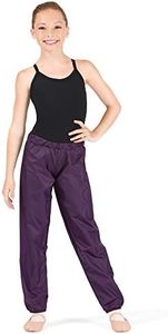 Body Wrappers - Unisex Ripstop Warm Up Pants for Boys & Girls - Style 071 (4-6, Black)