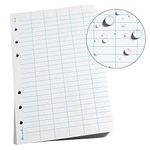 Rite in the Rain All-Weather Loose Leaf Paper, 4 5/8" x 7", 32# White, Level Pattern, 100 Sheet Pack (No. 312)