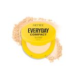 RENEE Everyday Compact Powder - Sandal, Matte Finish, High Coverage, Ultralight & Silky Smooth Finish, Enriched with Vitamin C & H yaluronic acid, Cruelty-Free Skincare Infused Makeup, 8Gm