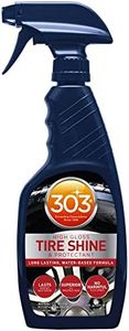 303 Products High Gloss Tire Shine and Protectant - Long Lasting, Water Based Formula - Lasts for Weeks - No Harmful Silicones - Lasts Weeks Not Days, 16 fl. oz. (30395CSR) Packaging May Vary