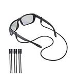 Sunglasses Strap, Eyeglasses String Holder Straps Rope, 3pcs Premium Sunglasses Chains, Leash Eyewear Retainer and Glasses Strap for Men Women kids - Sunglass Lanyard Cord Neck Retainer(3pcs Black)