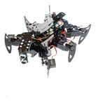 Adeept Hexapod Spider Robot Kit Compatible with Arduino Android APP and Python GUI, Spider Walking Crawling Robot, STEAM Robotics Kit with PDF Manual