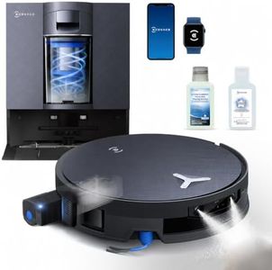 ECOVACS DEEBOT X12 OMNICYCLONE Robot Vacuum and Mop, FocusJet Pre-Spray, Bagless Station, OZMO Roller Instant Self Washing, Blast 22000Pa Suction, ZeroTangle, PowerBoost Charging for Large House